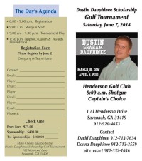 Fox & Weeks supports Dustin Dauphinee Scholarship Golf Tournament