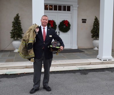 Fox & Weeks funeral assistant Jeff Mills is Volunteer Firefighter of the Year